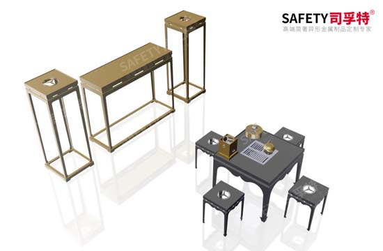 圍爐煮茶 | 感受人間煙火氣，消防安全莫大意。[炭火爐|鋼圍爐|精制鋼圍爐茶桌]