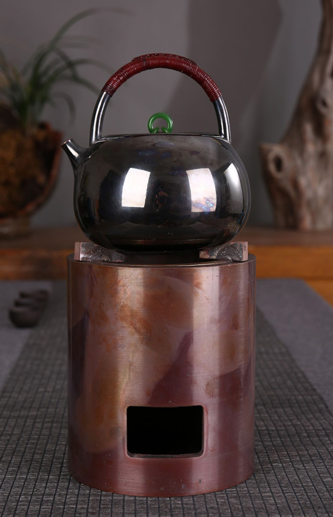 純銅炭火爐帶三腳支架紫銅風(fēng)爐紅銅茶道煮茶燒水爐復(fù)古燒水炭火盆(圖2) 純銅炭火爐帶三腳支架紫銅風(fēng)爐紅銅茶道煮茶燒水爐復(fù)古燒水炭火盆(圖2)