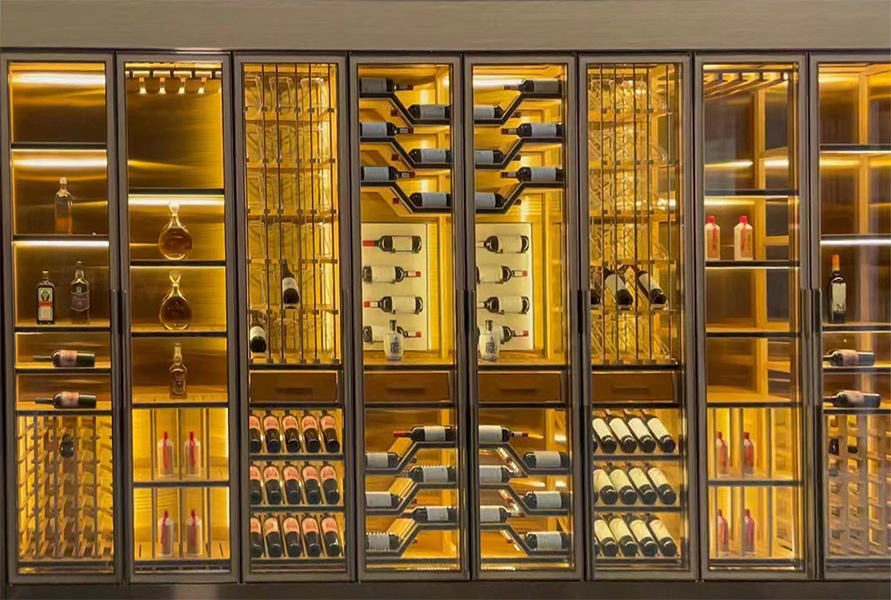 不銹鋼恒溫酒柜定制(圖1) 不銹鋼恒溫酒柜定制(圖1)