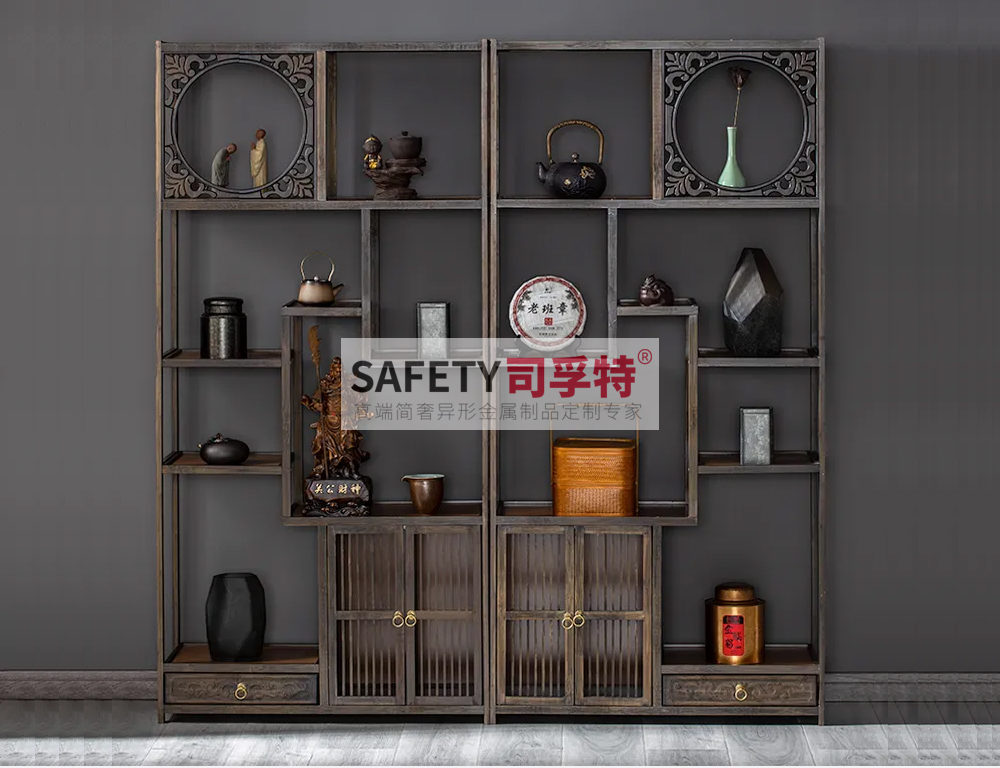 不銹鋼博古架:新中式裝修美學(xué)家具(圖2) 不銹鋼博古架:新中式裝修美學(xué)家具(圖2)