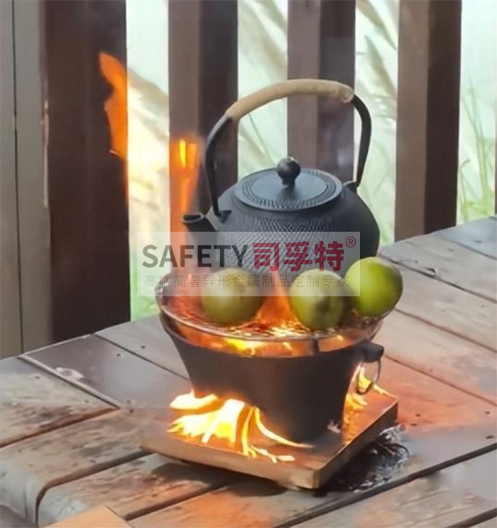 圍爐煮茶小貼士：火災(zāi)、中毒、燙傷需防范[精制鋼圍爐茶桌](圖1)