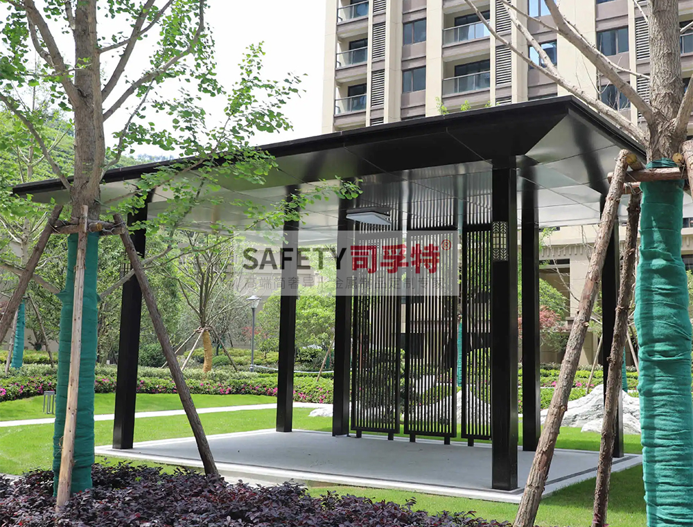 精制不銹鋼涼亭逐漸代替木質(zhì)涼亭，精制不銹鋼涼亭有哪些優(yōu)勢(圖3)