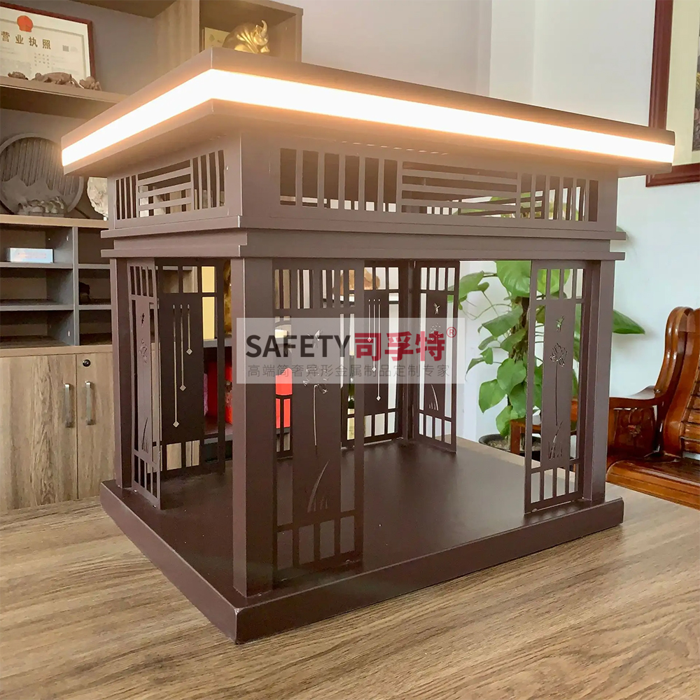 精制不銹鋼涼亭逐漸代替木質(zhì)涼亭，精制不銹鋼涼亭有哪些優(yōu)勢(圖4)